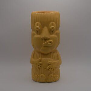 MunkTiki 2000 Yellow 7.25 inch Tiki (74 of 100 King Tubby Paul Neilsen)